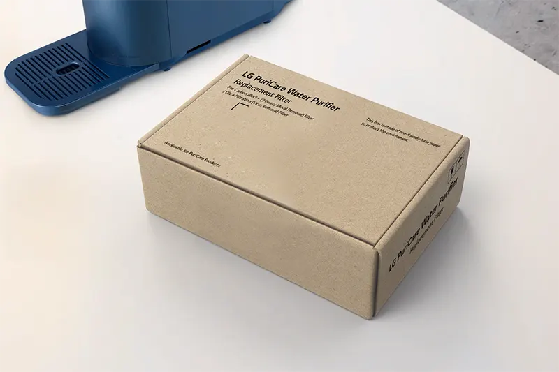 A new filter is shipped to your doorstep every six months